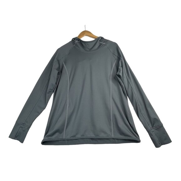 Athleta Sweaters - Athleta Hooded Sweatshirt size XL Gray